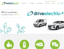 Tablet Screenshot of fleetdrive-electric.com